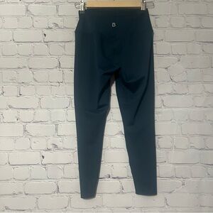 Buffbunny Teal High Waisted Perforated Crop Leggings Size Small Athletic Gym